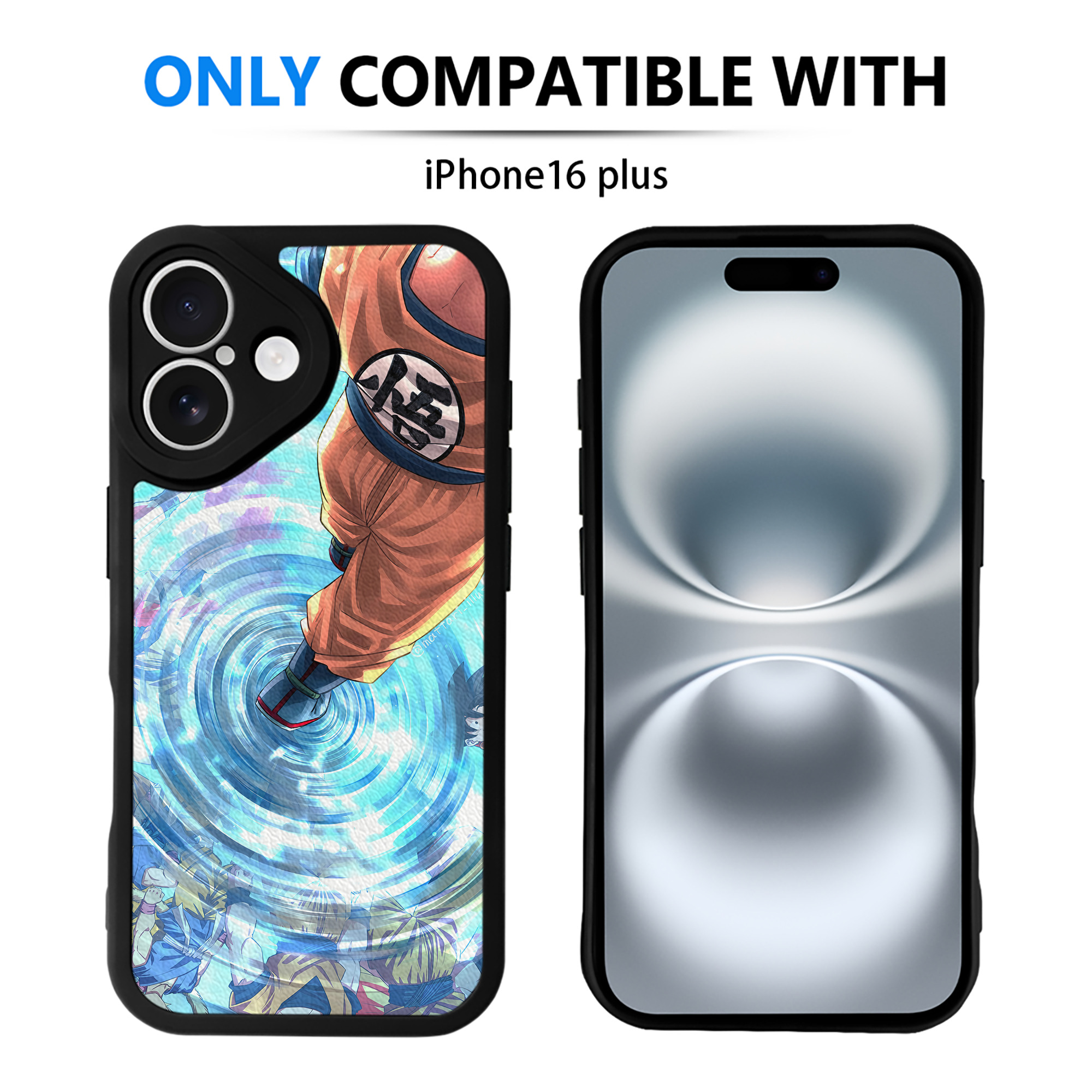 （画像用） ドラゴンボール DRAGON BALL 【iPhone 16シリーズ対応】シリコンスマホケース（レザー調） 材質：シリコン